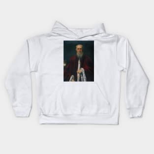 Portrait of the Procurator Alessandro Gritti by Tintoretto Kids Hoodie